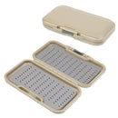 Compact Plastic Fly Fishing Box Double Side Slit Foam Insert Dry Fly Box