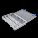 Clear Fishing Tackle Box Baits Lures Hooks Beads Jewelry Organizer Container