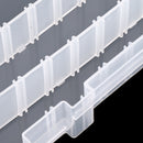 Clear Fishing Tackle Box Baits Lures Hooks Beads Jewelry Organizer Container