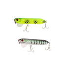 8 Pieces 3.7" 18g Topwater Popper Pencil Baits Floating Fishing Lures Crankbaits with Barbed Hooks Fishing Gear