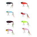 8Pcs/lot Fishing Baits VIB Vibration Metal Sinking Bass Hard Lures Swimbaits