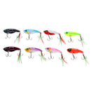 8Pcs/lot Fishing Baits VIB Vibration Metal Sinking Bass Hard Lures Swimbaits
