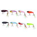 8Pcs/lot Fishing Baits VIB Vibration Metal Sinking Bass Hard Lures Swimbaits