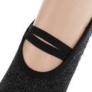 Cotton Socks Non Slip Low Cut Yoga Socks Barre Socks for Yoga Pilates Black