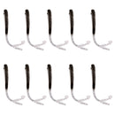 10 Pieces Jig Head Soft Silicone Lure Fishing Worm Bait Soft Lure Fly Fishing Bait Fishing Lures 70mm