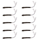 10 Pieces Jig Head Soft Silicone Lure Fishing Worm Bait Soft Lure Fly Fishing Bait Fishing Lures 70mm