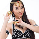 2Pcs Belly Dancing Finger Cymbals Musical Instrument Gold Pure Copper Zills