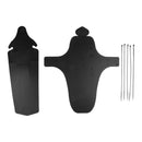 Bicycle Fenders Durable Flexible Plastic Mudguards Lightweight Ergonomic Front Rear Fenders with Straps