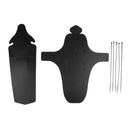 Bicycle Fenders Durable Flexible Plastic Mudguards Lightweight Ergonomic Front Rear Fenders with Straps