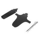 Bicycle Fenders Durable Flexible Plastic Mudguards Lightweight Ergonomic Front Rear Fenders with Straps