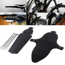 Bicycle Fenders Durable Flexible Plastic Mudguards Lightweight Ergonomic Front Rear Fenders with Straps
