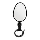 1 Piece Mini Oval Cycling Bicycle Handlebar Flexible Safety Rear View Rearview Mirrors