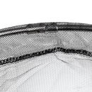 Stainless Steel 5.58ft Telescope Extending Pole Handle Fishing Brail Landing Net Tackle Folding Carp Fishing Net