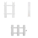 3 Rod Holder Rack Socket for Boat Marine Fishing Box Kayak Boat Yacht White