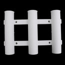3 Rod Holder Rack Socket for Boat Marine Fishing Box Kayak Boat Yacht White