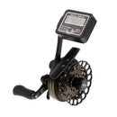 6BB 2.6:1 Metal Left Hand Raft Fishing Reel Fly Ice Fishing Reel w/ Counter