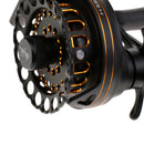 6BB 2.6:1 Metal Right Hand Raft Fishing Reel Fly Ice Fishing Reel w/ Counter