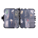 Fishing Lure Set Kit Spoon Lures Lot 35 Spinner Bait Pike Salmon Bass Tackle