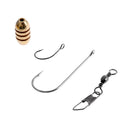 Fishing Lure Set Kit Spoon Lures Lot 35 Spinner Bait Pike Salmon Bass Tackle