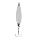 5 Pieces 2" Metal Spinner Spoon Fishing Lure Hard Baits Sequins with Treble Hook Tackle 7.1g Hook Size