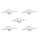 5pcs Unpainted Hard Fishing Lures Blank Crankbaits DIY Fishing Body 9.5cm