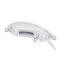 5pcs Unpainted Hard Fishing Lures Blank Crankbaits DIY Fishing Body 6cm