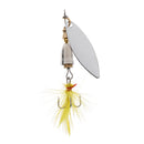 5 Pieces Paillette Spoon Lures Bass Lures Sequins Treble Hooks Spinner Baits