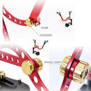Foldable Stainless Steel Bend Clamp On Pier Rod Holder