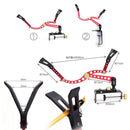 Foldable Stainless Steel Bend Clamp On Pier Rod Holder