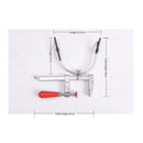 Adjustable Stainless Steel Bend Clamp On Pier Rod Holder
