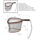Fly Fishing Landing Net Carp Trout Soft Landing Net w/ Safety Rope