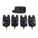 Seneitive Electronic Fishing Bite Alarm Indicator LED Sound Alert Fishing Rod Holder Rest Rack
