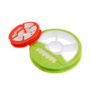 2 Pieces Round Reel Bobbin Spools Hook Line Rig Trace Storage Fishing Tackle