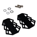 Steel Bike Rear Seat Pedals Footrests Set for Mountain Road Bike