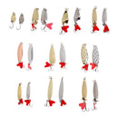 Fishing Spoon Lures Lot 21 Spinner Bait Pike Salmon Bass Sea Trout Crankbait
