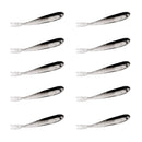 Black Soft Plastic Lure Tiddler Bait Bionic Bait Minnow Artificial Bait