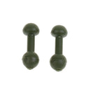 20 Pieces Chod Beads Plastic Beads Release Rig Heli Chod Bead Swivel Accessories Green for Carp Fishing