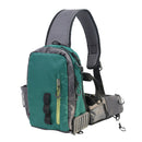 Fly Fishing Sling Bag Multi-Purpose Reel Rod Shoulder Bag Water-resistant
