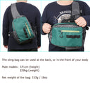 Fly Fishing Sling Bag Multi-Purpose Reel Rod Shoulder Bag Water-resistant