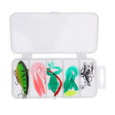 Fishing Lures Kit Jig Head Hooks Lures Set Frog Sequin Baits Crankbaits