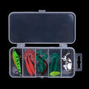 Fishing Lures Kit Jig Head Hooks Lures Set Frog Sequin Baits Crankbaits