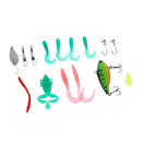 Fishing Lures Kit Jig Head Hooks Lures Set Frog Sequin Baits Crankbaits