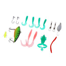 Fishing Lures Kit Jig Head Hooks Lures Set Frog Sequin Baits Crankbaits