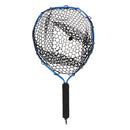 Fishing Landing Net Carp Trout Catch Rubber Fishing Net with Safety Clip