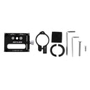 Anti-slip Bike Bicycle Cycle Motorcycle Mount Holder for Universal Mobile Phone Clip Stand Black