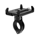 Anti-slip Bike Bicycle Cycle Motorcycle Mount Holder for Universal Mobile Phone Clip Stand Black