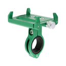 Adjustable Bike Mount, Universal Cell Phone Bicycle Cycle Rack Handlebar & Motorcycle Holder Cradle Clip Stand Green
