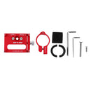 Anti-slip Bike Bicycle Cycle Motorcycle Mount Holder for Universal Mobile Phone Clip Stand Red