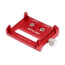 Anti-slip Bike Bicycle Cycle Motorcycle Mount Holder for Universal Mobile Phone Clip Stand Red
