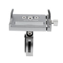 Anti-slip Bike Bicycle Cycle Motorcycle Mount Holder for Universal Mobile Phone Clip Stand Silver